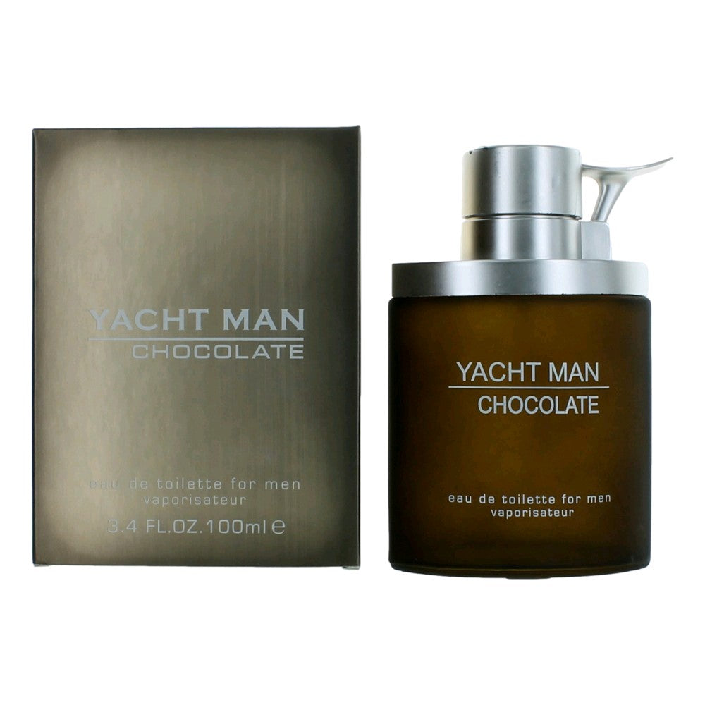 Yacht Man Chocolate By Myrurgia, 3.4 Oz Eau De Toilette Spray For Men