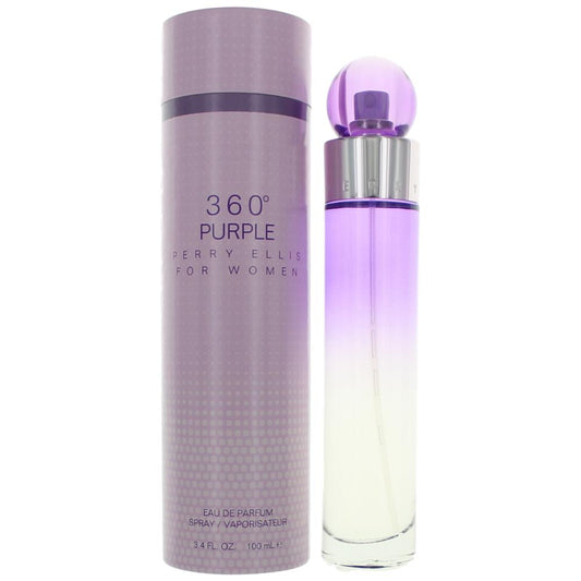 Perry Ellis 360 Purple By Perry Ellis, 3.4 Oz Eau De Parfum Spray For Women