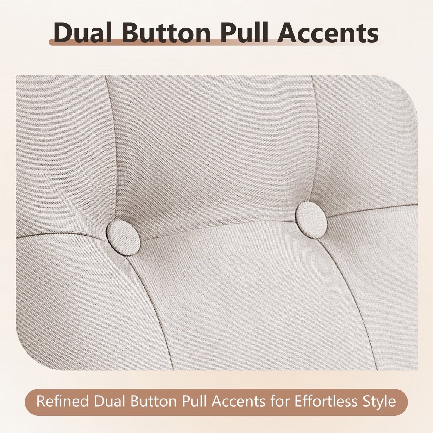 POCASSY Swivel Patio Chairs Set of 4, Wide Backrest Outdoor Swivel Glider Rocking Chairs with All Weather Brown Wicker with Comfort 5" Thick Cushion for Porch Balcony, Gray Cushion