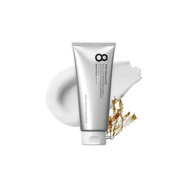 Hair Mask for Normal to Dry Women & Men, Deep Conditioner with Stem Cells Sea Water, Intensive Cream from Japan, Sulfate Paraben Free, MOIST, 7.05 Fl Oz