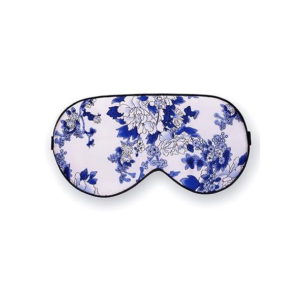 Maxfeel 100% Pure Silk Eye Mask - Sleep Cover in Printed Colors (#10)