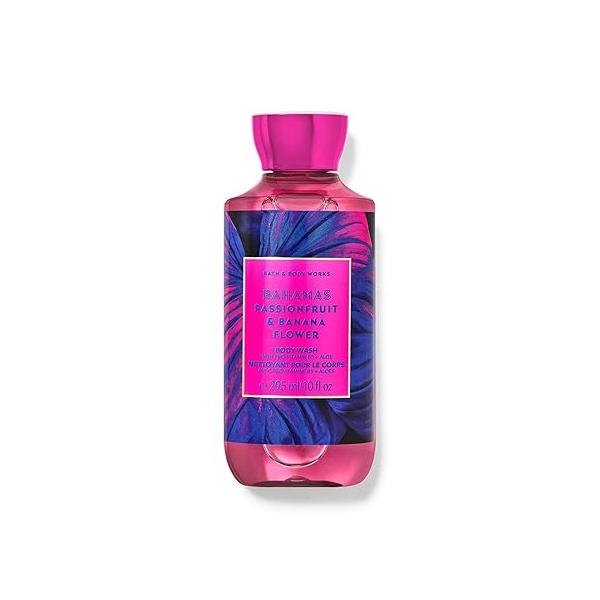 Bath & Body Works Bahamas Passionfruit Banana Flower Shower Gel 10 Ounce (Packaging Design Varies)