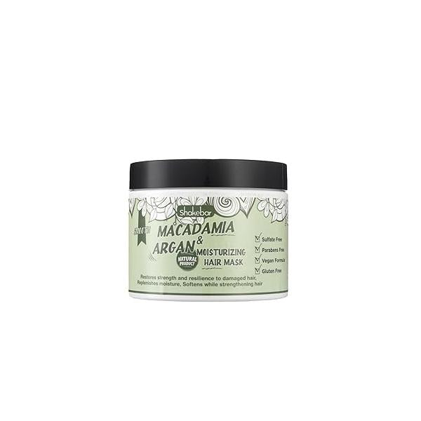 Hair Mask for Damaged Hair, Moisturizing with Macadamia & Argan Oil, Deep Conditioning Dry and Growth, Helps Revive Dry, Frizzy, Hair.280ml