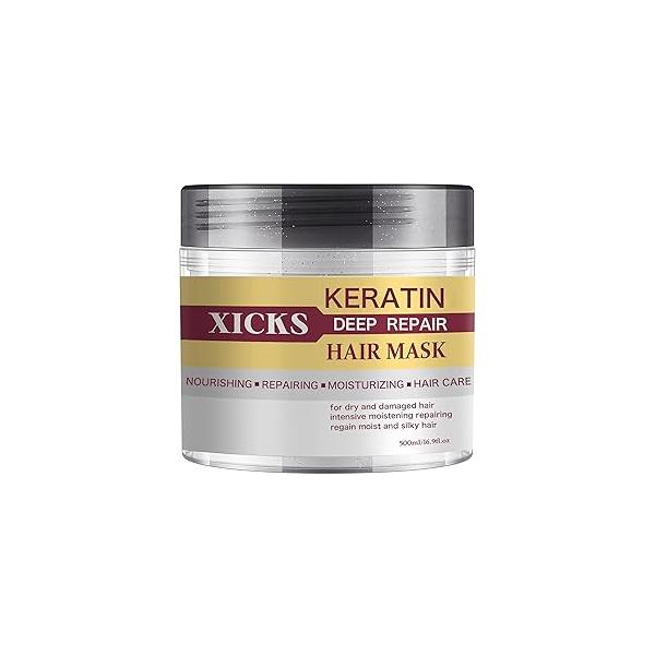 Keratin Hair Mask - Deep Repair for Damaged Hydrating Repairing Dryness and Damage Conditioner -500 ml