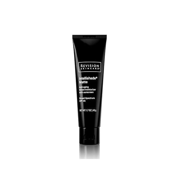 Revision Skincare Intellishade® Matte, Anti Aging Tinted Daily Moisturizer with SPF, Wrinkle Peptides and Vitamin C, 1.7 oz