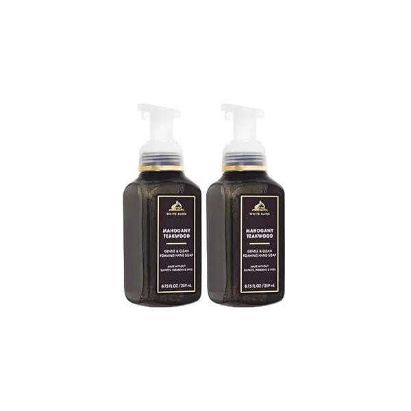 Bath and Body Works Gentle Foaming Hand Soap 8.75 Ounce 2-Pack (Mahogany Teakwood)