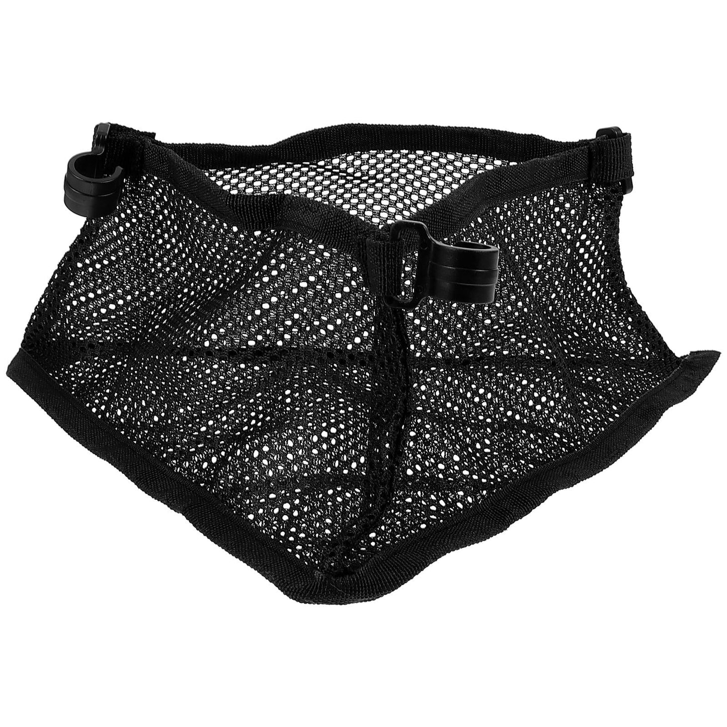 Worgeous Desk Accessories Storage Bag Black Mesh Cloth 1Set
