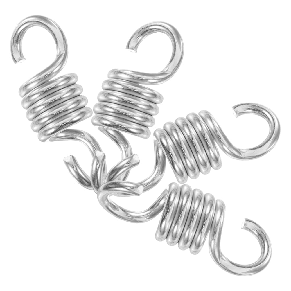 Homoyoyo 4pcs Hammock Spring Kit Stable Hanging Components for Patio Furniture Accessories