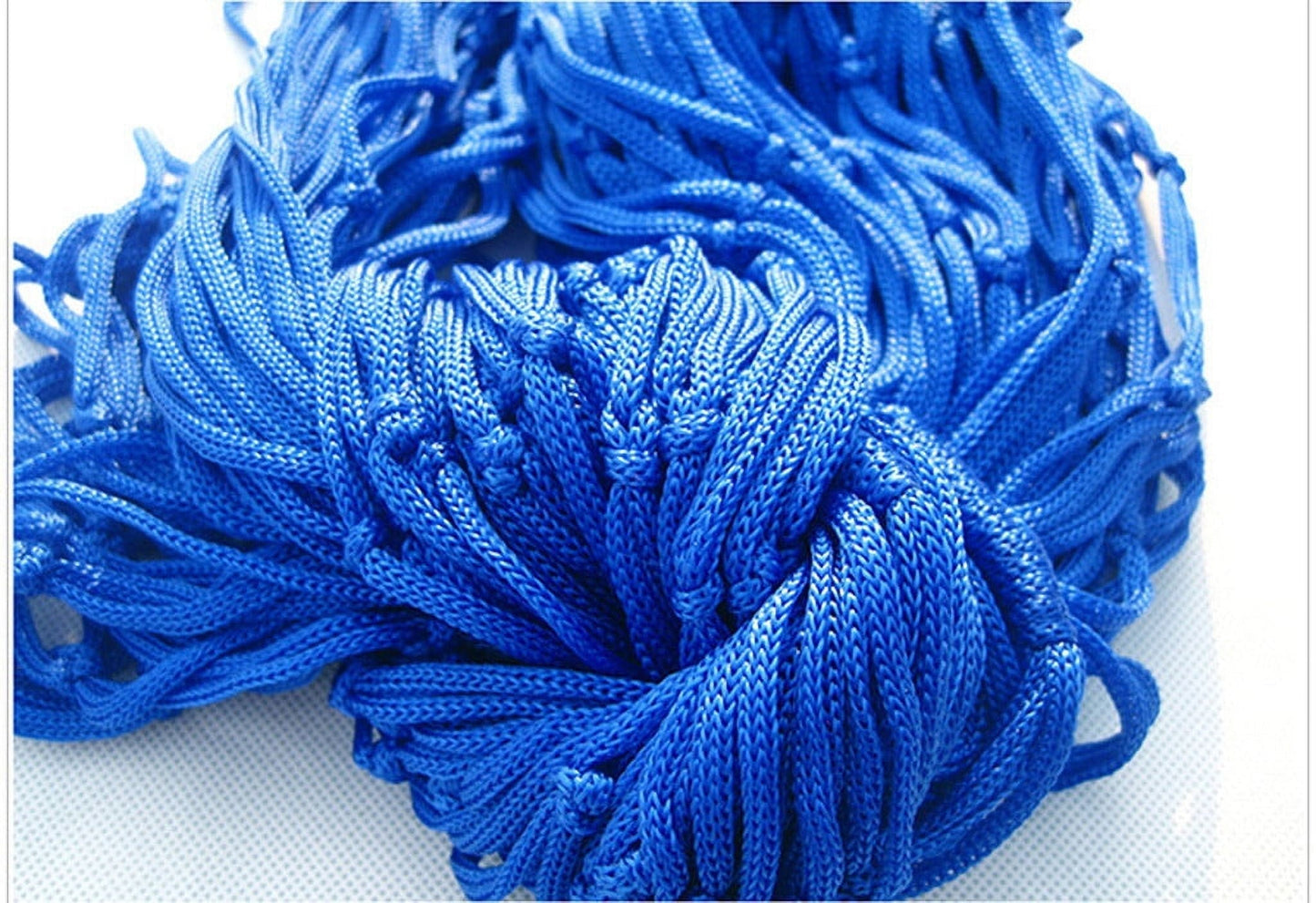 OAVQHLG3B Camping Hammock, Nylon Mesh Rope Hammock Comfortable Hanging Bed for Outdoor Camping Net