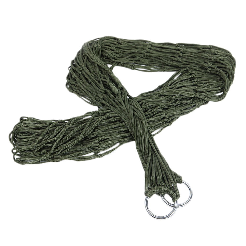 TAILTOSS 1Pcs Army Green Hammock for Outdoor Adventure and Traveling
