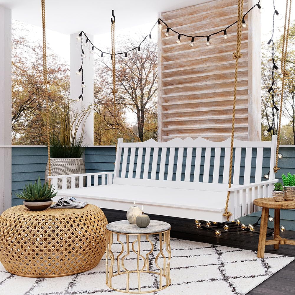 Keystone Amish Co. 5 Foot York Porch Swing Bed, Unfinished