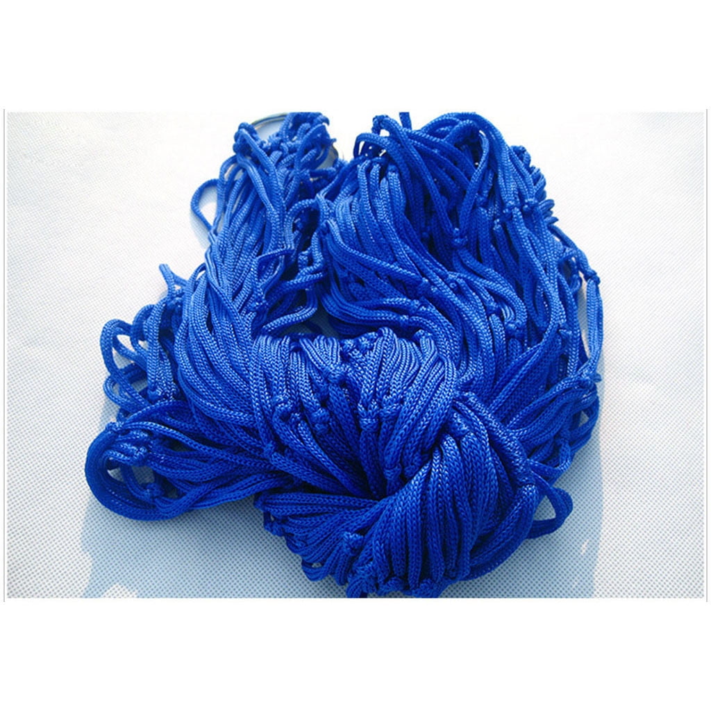 OAVQHLG3B Camping Hammock, Nylon Mesh Rope Hammock Comfortable Hanging Bed for Outdoor Camping Net