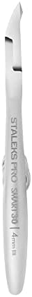 Staleks Pro SMART 30 Cuticle Nippers – 4 mm Blades – Satin Finish – Stainless Steel – Professional Tool for Classic Manicure and Hardware Procedures