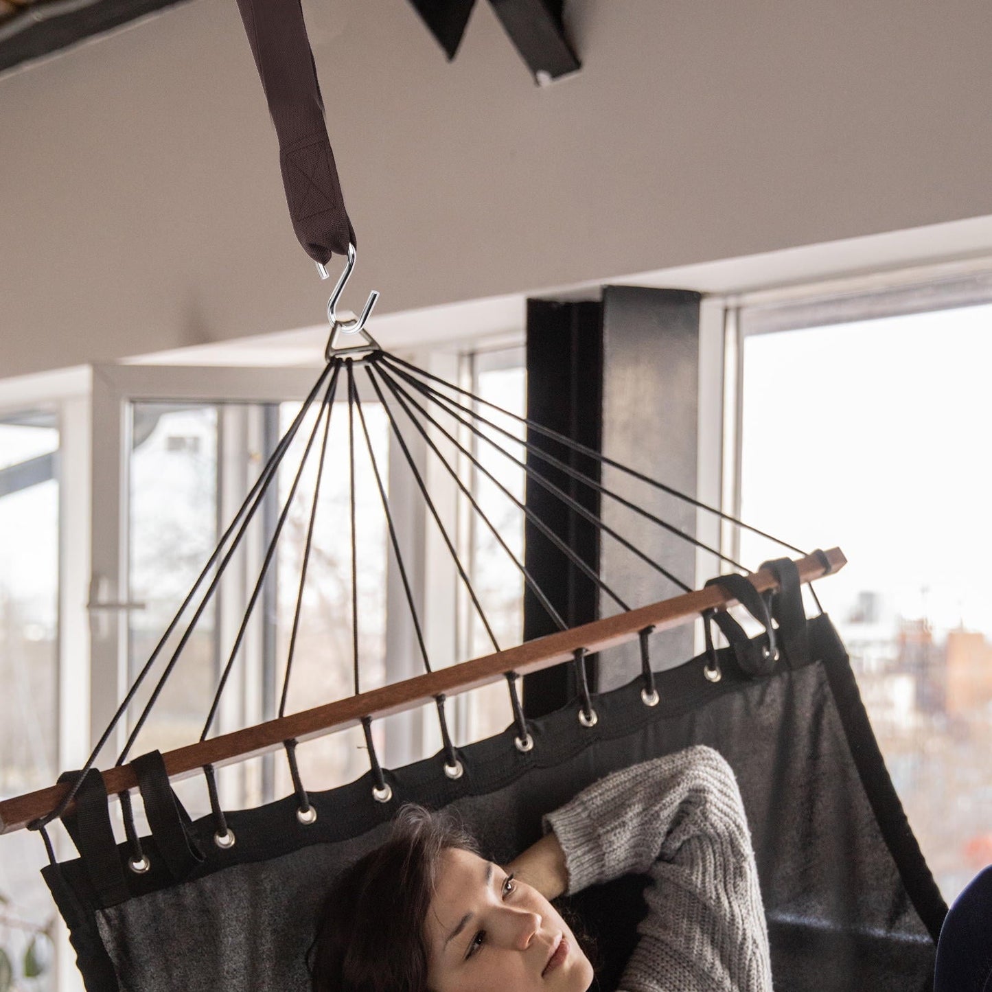 TAILTOSS 2 Hammock Suspension Straps Nylon for Tree Branch Hanging 112.0x1.97x0.08in