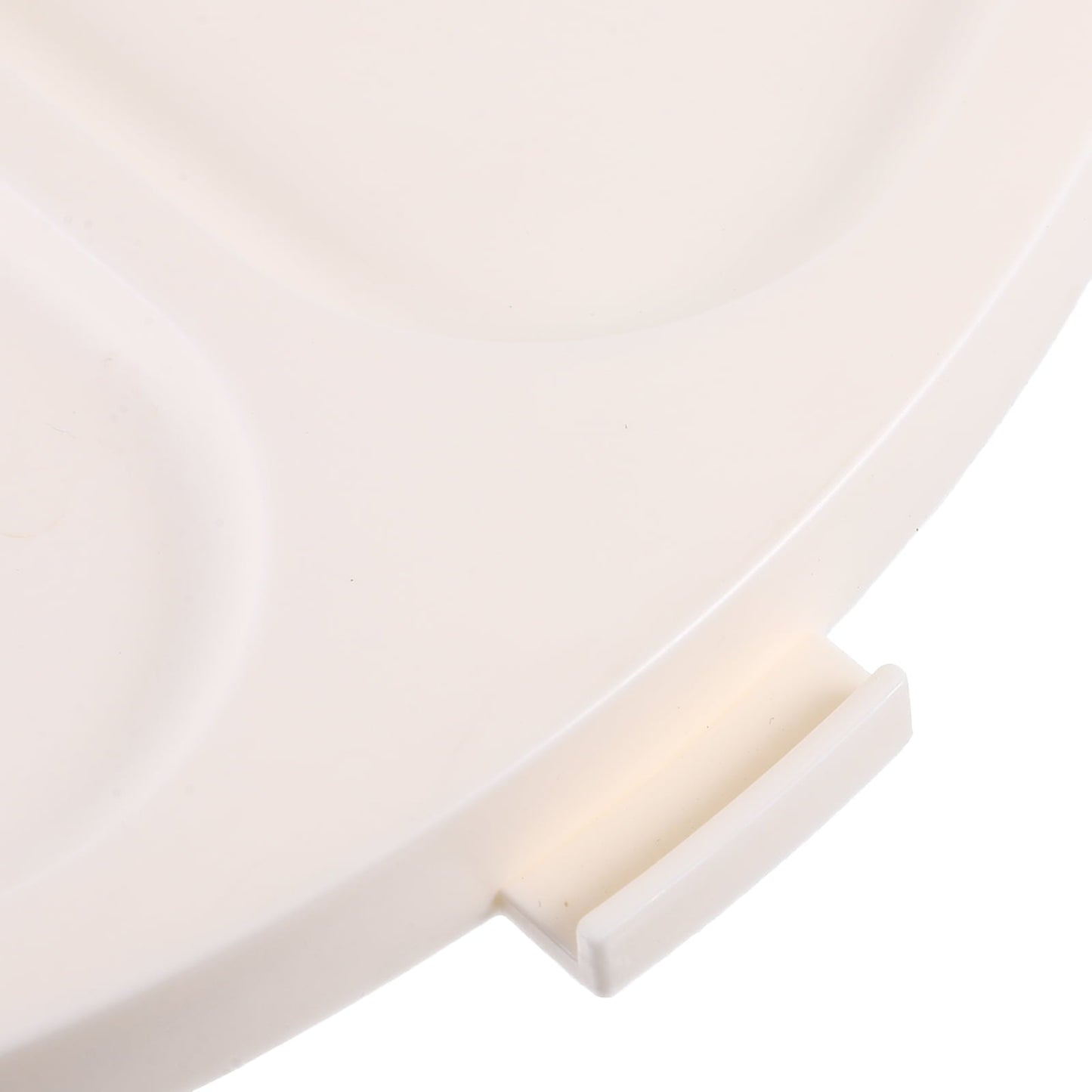 STRANDCHIC Portable Foldable Picnic Table for Home Use Lightweight Plastic White Outdoor Wine Table 27.5 x 16.5 inches