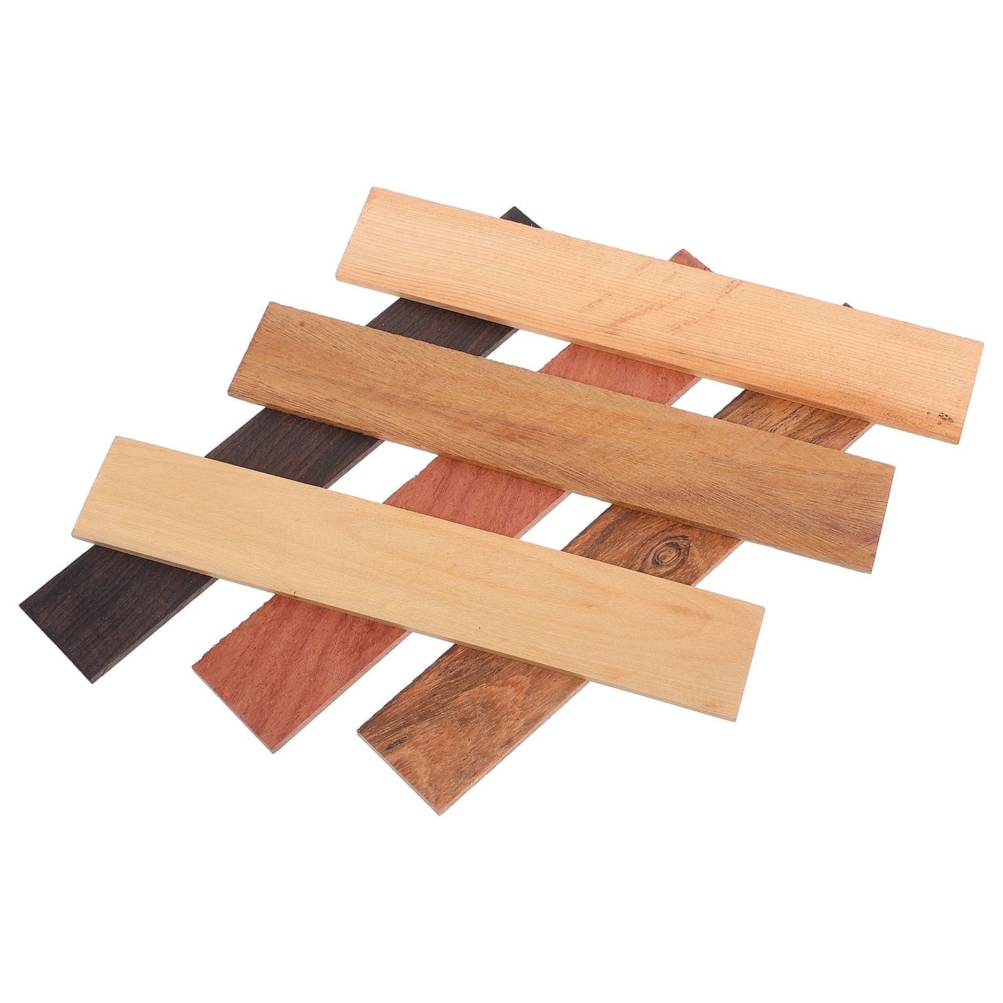 Pawsdot Garden Bench Panels 6Pcs Textured Wood Board Rectangular Planks for Outdoor Use
