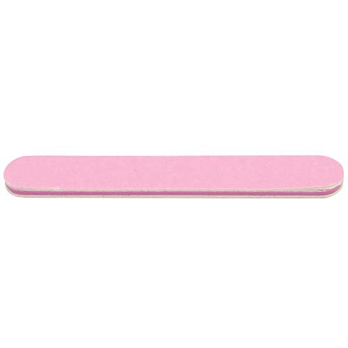 ForPro Professional Collection Mini Foam Board, Double-Sided Nail File, Pink, Black, 400/600 Grit, 3.5” l x .5” w, 50 Count