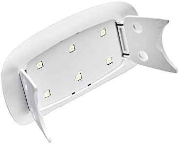 Dashing Diva Mini LED Gel Nail Lamp - Compact and Portable Light for Curing Semicured Nails & All Gel Products - Universal USB LED Lamp Includes USB Cord