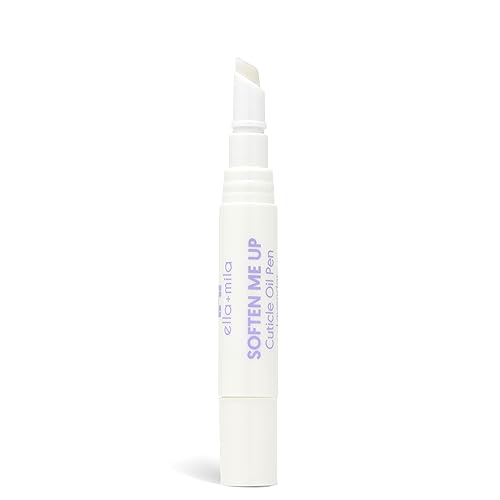 ella+mila Soften Me Up Cuticle Oil Pen (Lavender) - Rejuvenating Cuticle Oil for Nails with Vitamin E - 17-Free Cuticle & Nail Oil Pens for Healthier Nails - Vegan Nail Oil Cuticle Pen (0.14 fl oz)