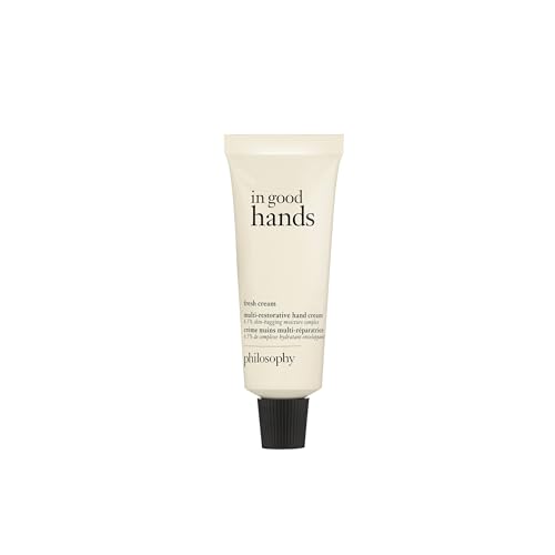 philosophy in good hands multi-restorative hand cream - with vitamin C & niacinamide - plumps & smoothes crepey skin - reduces the appearance of dark spots - transfer-proof & non-greasy formula