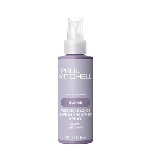 Paul Mitchell Forever Blonde Leave-In Treatment Spray, Repairs + Adds Shine, Ideal For Bleached + Lightened Hair, 5.1 fl. oz