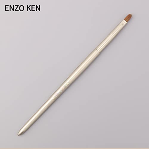 Flat Concealer Foundation Brush and Lip Brush, Mini Under Eye Blending Set, Small Essential Liquid Makeup Brush for Eye Dark Circles Puffiness, Liquid Blush Lipstick, Lipgloss, Spots.