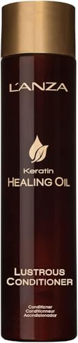 L'ANZA Keratin Healing Oil Lustrous Conditioner, Deep Conditioner for Dry Damaged Hair, Boosts Shine, Strength and Hair Health, Repair Damage and Prevent Frizz, Sulfate Free, Cruelty Free
