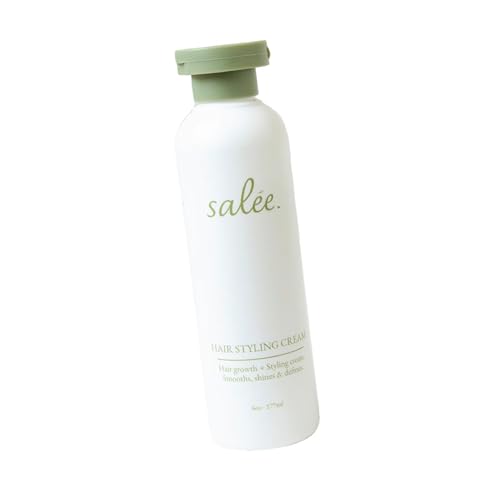Salée Hair Styling Cream | Anti-Frizz Leave-In Smoothing Cream for All Hair Types | Flexible Hold & Shine | Defines Curls, Tames Flyaways, Softens & Nourishes | 6 oz.