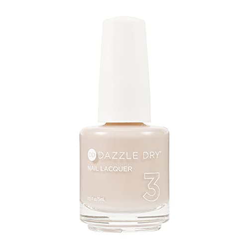 Dazzle Dry Nail Lacquer (Step 3) - Boss - A light and true neutral nude. Full coverage cream. (0.5 fl oz)