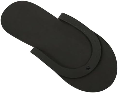 ForPro Professional Collection Comfy Pedi Slippers, Disposable Foam Pedicure Slippers for Nail Salons and Spas, Individually-Wrapped, 12-Pair