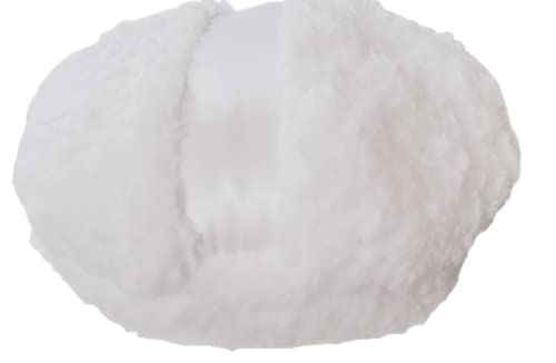 Jumbo Polar Bear Fluffy Fleece Powder Puff for Dusting Powder Large 6 Inch Diameter
