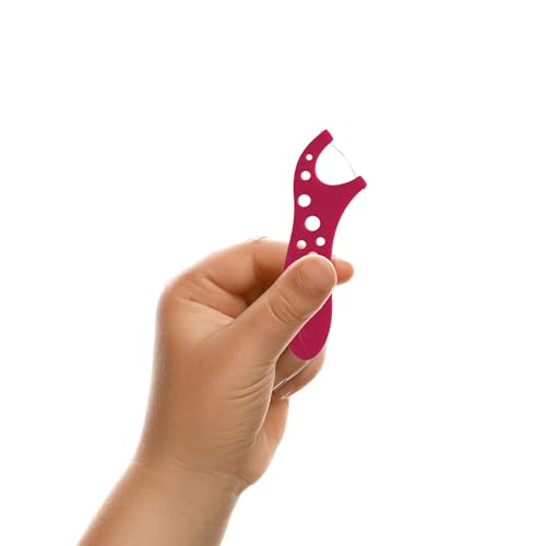 GUM Crayola Kids Flossers with Fluoride - Designed for Little Hands - Fun Grape Flavor - Easy to Use Kids Floss Picks for Children Ages 3+, 75 Count (Pack of 6)