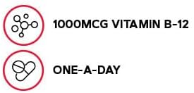 GNC Vitamin B-12 1000mcg, 90 Caplets, Supports Energy Production