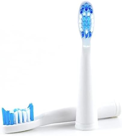 Pop Sonic Replacement Electronic Toothbrush Heads, Compatible with Go Sonic, USB, Pro Sonic Toothbrushes w/Soft Dupont Tynex Nylon Bristles, 2-Pack