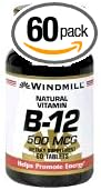 Vitamin B-12 TABS 500 MCG WMILL Size: 60