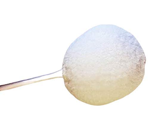 The Lollipop - Puff On A Stick 12 Inch - Fleece Powder Puff for Those With Disabilities
