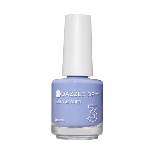 Dazzle Dry Nail Lacquer (Step 3) - Sail Away - A pastel periwinkle blue. Full coverage cream. (0.5 fl oz)