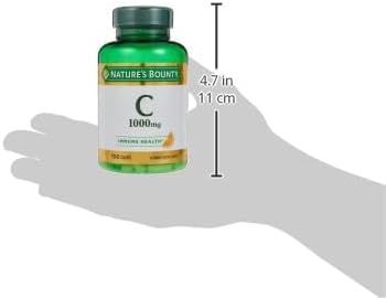 Nature's Bounty Vitamin C 1000mg, Immune Support Supplement, Powerful Antioxidant, 2 Pack, 100 Caplets