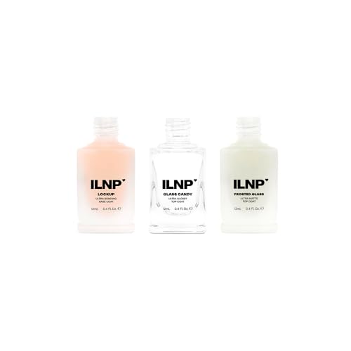 ILNP Essentials Bundle - Base & Top Coat Nail Polish Trio