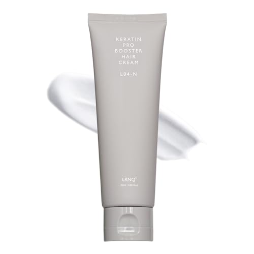 Korean Keratin Leave-in Conditioner Treatment, 4.05 Fl Oz, Keratin Pro Booster with 10,000ppm Protein, for Frizzy Dry Damaged Hair