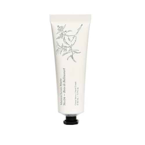Maison Louis Marie - No.04 Bois De Balincourt Hand Cream | Luxury Clean Beauty + Non-Toxic Fragrance (1.7 fl oz | 50 ml)