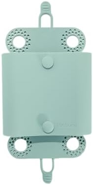 Porcupine Shower Wall Hair Catcher, Modern Silicone Design Collects & Conceals Hair in Bathroom, Prevents Clogged Drains, Reusable, Removable, Easy to Clean, Heavy Duty Hanger Included (Sage Green)