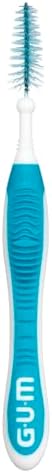 GUM Proxabrush Go-Betweens - Wide - Interdental Brushes - Soft Bristled Dental Picks for Plaque Removal Health - Safe for Braces & Dental Devices, 10ct (Pack of 6)