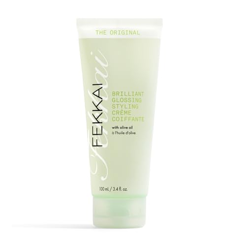Fekkai The Original Brilliant Glossing Styling Creme - 3.4 oz - Boosts Shine, Smoothes Frizz & Defines Curls with Olive Oil - Free of Sulfates, Parabens, Phthalates - Vegan, Cruelty-Free