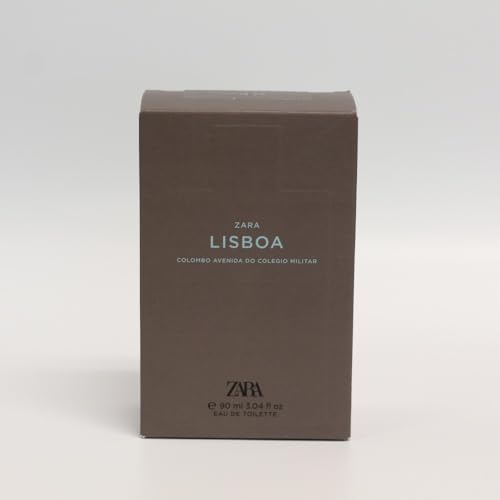 Zara Man Lisboa Colombo Avenida Do Colegio Militar Cologne for Men Fragrance EDT Eau De Toilette 90 ML (3.04 FL OZ)