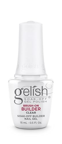 Gelish Brush-On Builder Gel - Gel Nail Polish, Professional Nail Colors, Long-Lasting Soak Off Essentials, Salon Quality Manicure at Home, UV/LED Cure For Gel Nails