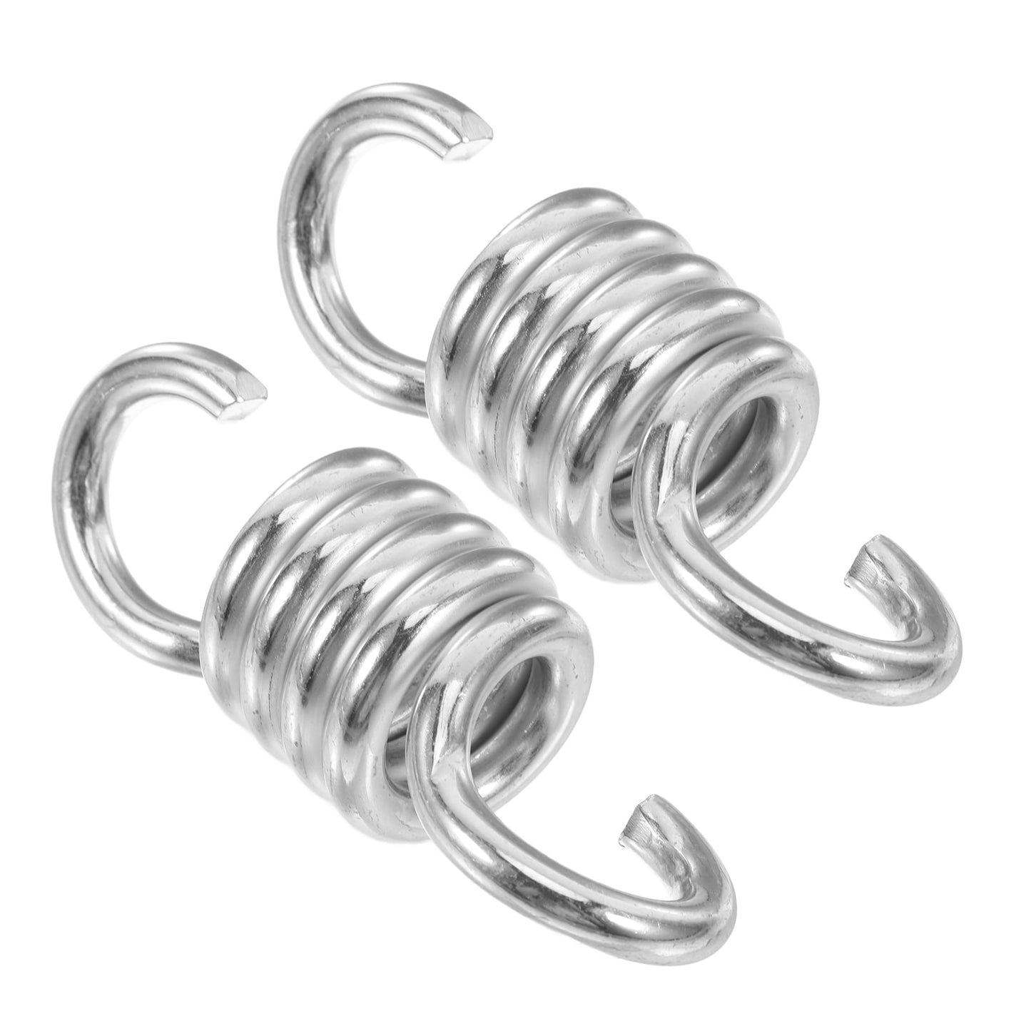 Amosfun 2Pcs Coil Spring For Swing Galvanized Iron For Patio Swing With Suspension
