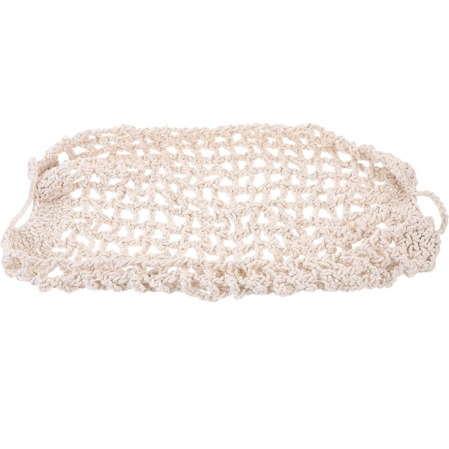 WEAVILUX 1Pack Fruit Hammock Beige Cotton Rope Air Circulation Storage Space Saving Kitchen