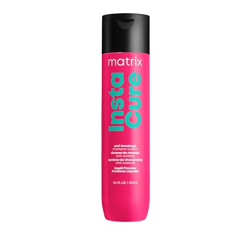 Matrix Instacure Anti-Breakage Shampoo - Balances & Strengthens Hair, Reduces and Prevents Breakage & Frizz, For Damaged & Color Treated Hair, Vegan