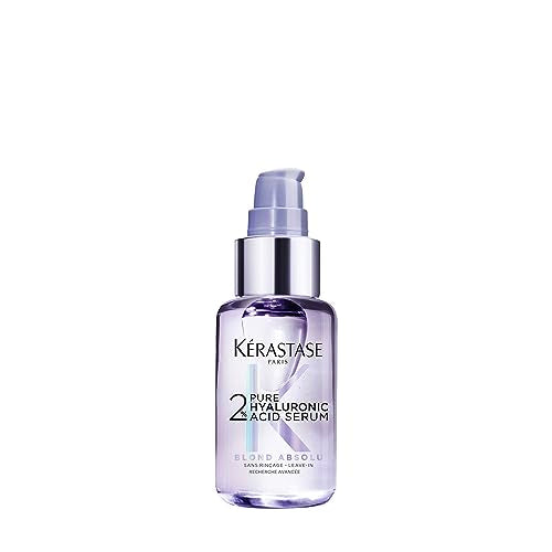 Kerastase Blond Absolu Hyaluronic Acid Hair Serum For Bleached & Highlighted Blonde Hair - Repairs Damaged Hair & Soothes Scalp, Instantly Hydrates & Adds Shine, 1.7 fl Oz